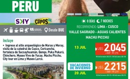 Destinos Asombrosos: Per desde BUE 